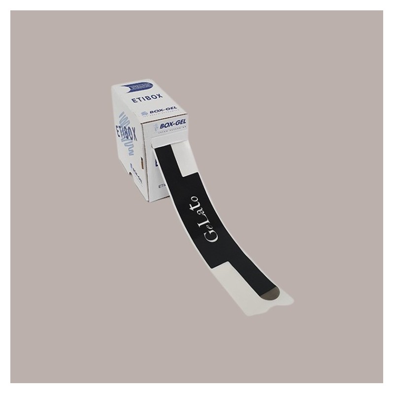 Etibox Sigilla Etichette Adesive Gelato Termoscatole Nero 200 pezzi [ec844396]