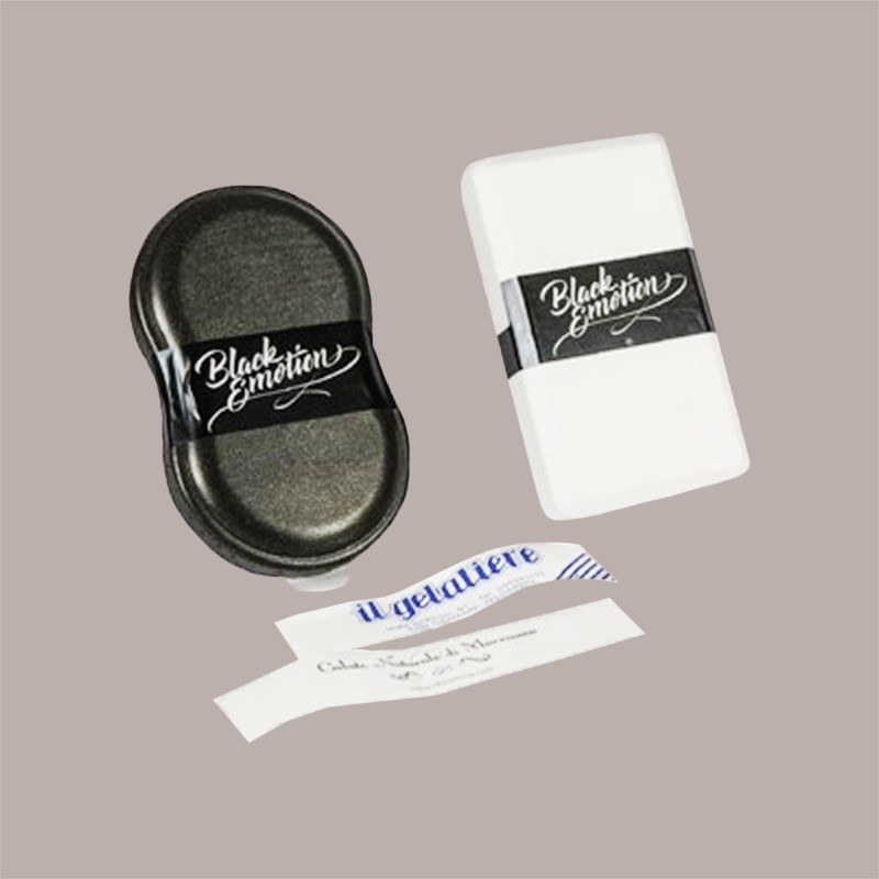 Etibox Sigilla Etichette Adesive Gelato Termoscatole Nero 200 pezzi [5b998292]