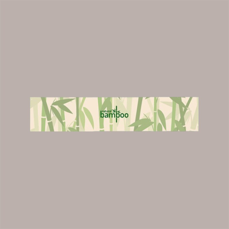 Etichette Adesive Sigilla Termoscatole Gelato Bamboo 30x6 cm 500 pezzi [830340a1]
