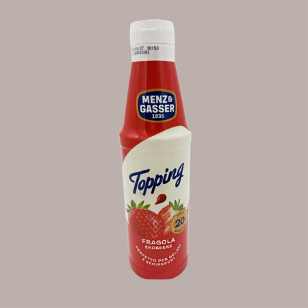 Topping al Gusto Fragola Senza Glutine Ideale per Gelato,Yogurt e Dessert Menz&Gasser 1 Kg [27b11d82]