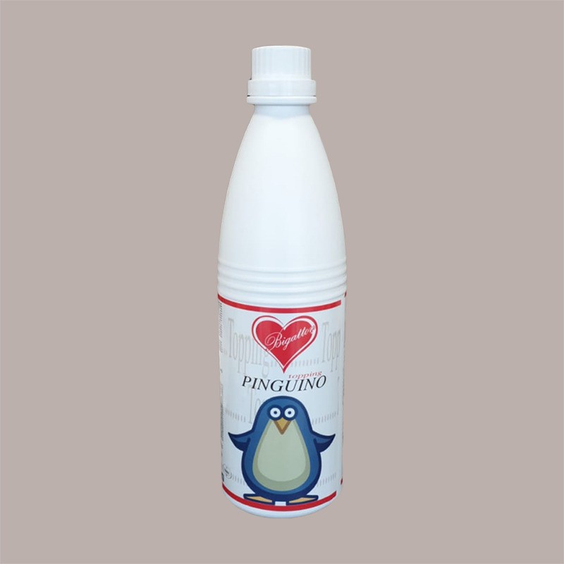 Topping Gusto Cioccolato Pinguino Salsa Dolce per Gelato Dessert Yogurt Bigatton 1,25 Kg [d3c1e7e2]