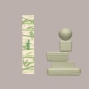 Etichette Adesive Sigilla Termoscatole Gelato Bamboo 30x6 cm 500 pezzi [e86885b6]