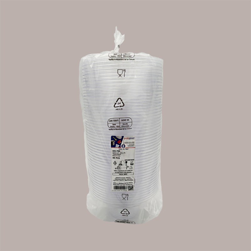 Coppa Gelato in PS Trasparente ideale per Yogurt GO YO 450cc 50 pezzi [503b8523]