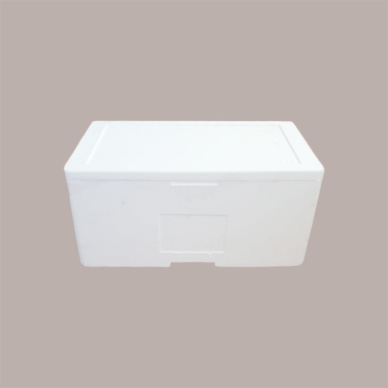 Cassa Termica in Polistirolo Bianco per Asporto Alimenti Freschi o Surgelati 60x37,5 cm H 26,5 cm [b0de6147]