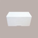 Cassa Termica in Polistirolo Bianco per Asporto Alimenti Freschi o Surgelati 60x37,5 cm H 26,5 cm [b0de6147]