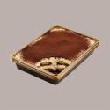 Vaschetta Monouso per Tiramisù e Dolci al Cucchiaio Monoporzione Colore Oro 15,5x10H2,3 cm 50 pezzi [99faf7ba]