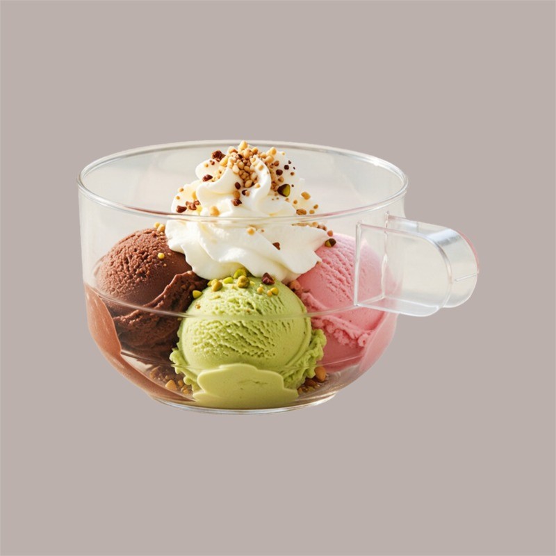 Coppa Kaffà Trasparente 170 cc Ideale per Tiramisù Dolci al Cucchiaio Monoporzione diametro 7,8 cm H 5,1 cm 100 pez [16045f68]