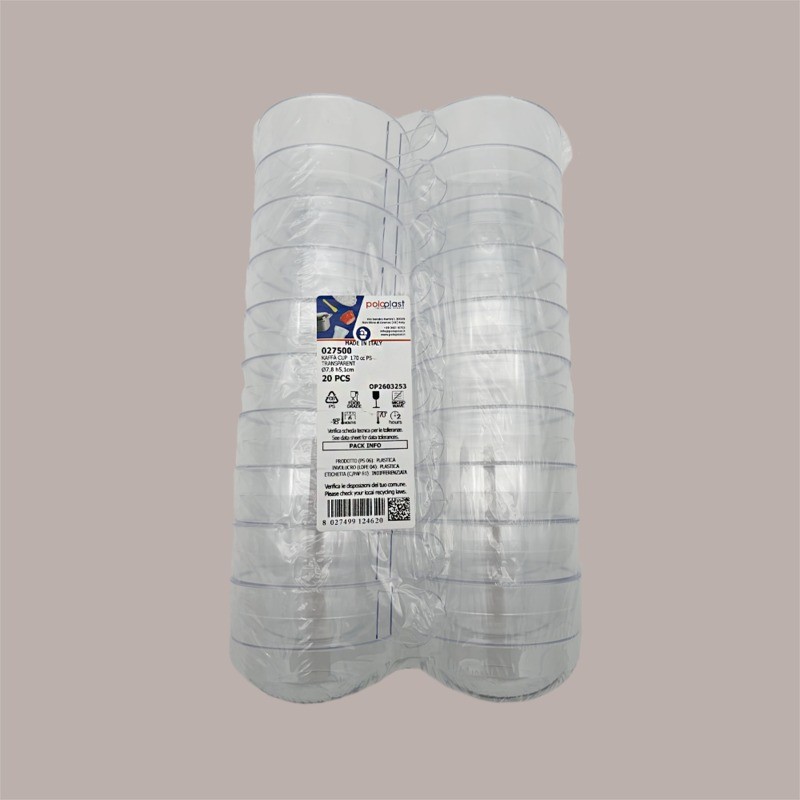 Coppa Kaffà Trasparente 170 cc Ideale per Tiramisù Dolci al Cucchiaio Monoporzione diametro 7,8 cm H 5,1 cm 100 pez [a449d972]
