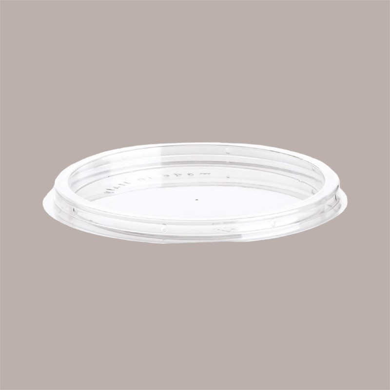 Coperchio Piatto Senza Foro per Coppa FLY Trasparente Dm 8,5 cm H0,7 cm 100 pezzi [46d77567]