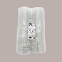 Coperchio Piatto con Foro a Croce per Coppetta MIA Trasparente Dm 9,3 cm H1,22 cm 100 pezzi [3f576374]