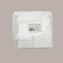 Borsa Carta Chiusura Velcro Bianco con nastro in raso 16+8x14 cm 10 Pezzi [fb40b549]