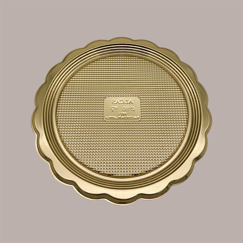Vassoio Tondo Nero MEDORO Dm18 cm ALCAS per Dolci Torte 100 pezzi [451c0a58]