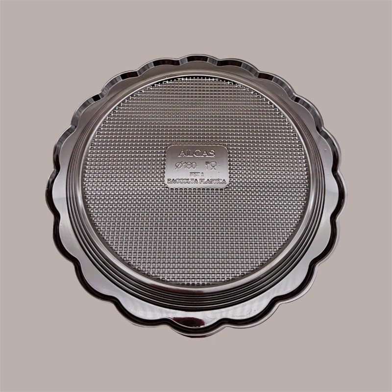 Vassoio Tondo Nero MEDORO Dm18 cm ALCAS per Dolci Torte 100 pezzi [5be6e057]