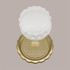 Coperchio Dm18 H6,5 cm per Vassoio Medoro Dm 18 cm Alcas 10 pezzi [e2a29050]