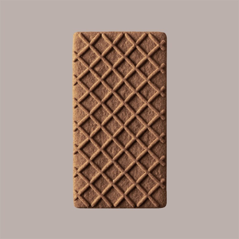 Biscotto Gelato Senza Glutine Rettangolare al Cacao Bisgel BREAK&GO 230 pezzi 3 Kg [31be1388]