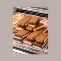 Biscotto Gelato Senza Glutine Rettangolare al Cacao Bisgel BREAK&GO 230 pezzi 3 Kg [5f859181]