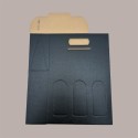 Scatola Astuccio Porta 3 Bottiglie 750 ml Olio Vino in Cartoncino grafica Kraft Nero 270x90H385 mm 10 pezzi [d9ceec21]