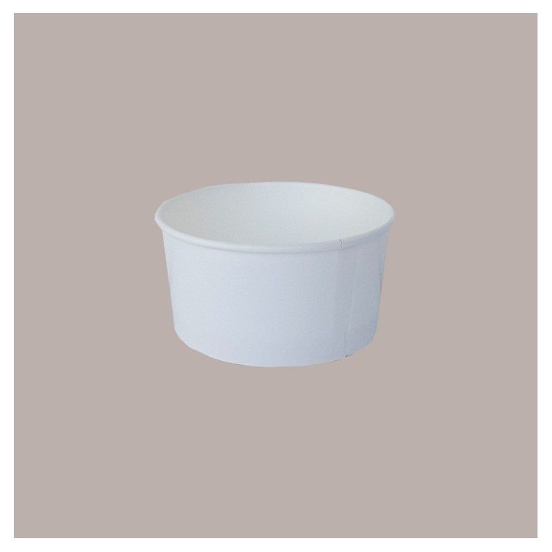 Coppetta Gelato Dessert Grande Carta Bianca Politenata 160cc 250 pezzi [f97e713b]