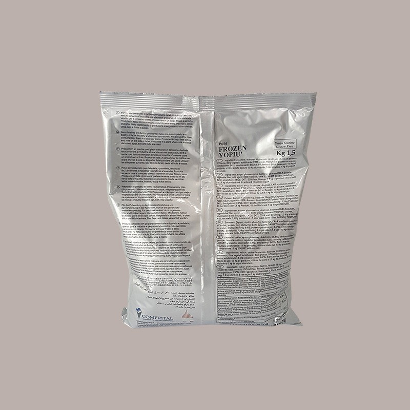 Frozen Yogurt YoPiù Comprital Preparato in Polvere per Macchina Gelato Soft 1,5 Kg [41b63429]