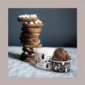 Coppette Gelato in Carta Bianco e Nero 200cc Impilabili Black&White 200 pezzi [e7668343]