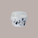 Coppette Gelato in Carta Bianco e Nero 200cc Impilabili Black&White 200 pezzi [27766366]