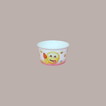 Coppette Gelato in Carta 60cc Impilabili per Bambino grafica Emoticon Emoji 250 pezzi [31a0666c]