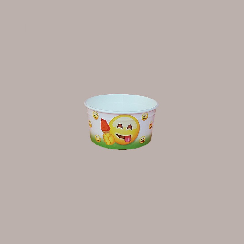 Coppette Gelato in Carta 80cc Impilabili grafica Emoticon Emoji 250 pezzi [f333a17d]