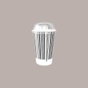 Bicchiere Bibite Fredde in Cartone Bianco e Nero ideale per Yogurt Gelato Granita grafica Black&White B/30 100 pezzi [6607f770]