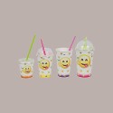 Borsa Shoppers Carta Ideali per Asporto Vaschette Gelato grafica Emoticon Emoji 26+17H27cm 200 pezzi [40bb915f]