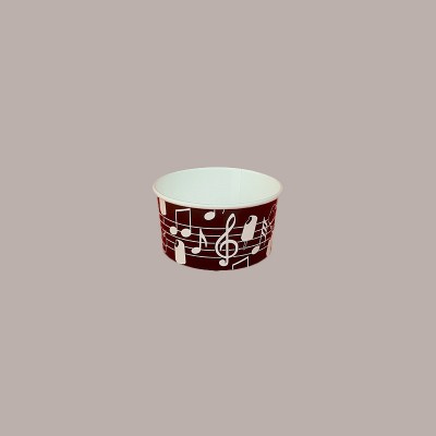 Coppette Gelato in Carta Bianco e Nero 80cc Impilabili Black&White 250 pezzi [bd9e56ca]