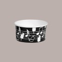 Coppette Gelato in Carta Bianco e Nero 80cc Impilabili Black&White 250 pezzi [93409719]