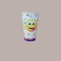 Bicchiere Bibite Fredde in Cartone ideale per Farppè Yogurt Gelato Granita grafica Emoticon Emoji B/42 100 pezzi [32ca1816]