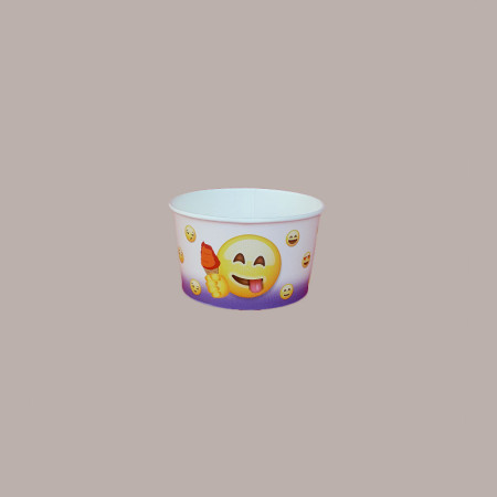 Coppette Gelato in Carta 200cc Impilabili grafica Emoticon Emoji 200 pezzi [8b9f3436]