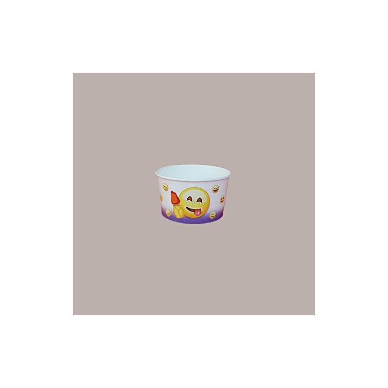 Coppette Gelato in Carta 200cc Impilabili grafica Emoticon Emoji 200 pezzi [386020ad]
