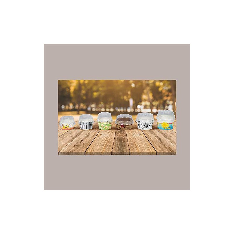 Coppette Gelato in Carta 140cc Impilabili grafica Emoticon Emoji 200 pezzi [4d7572d6]