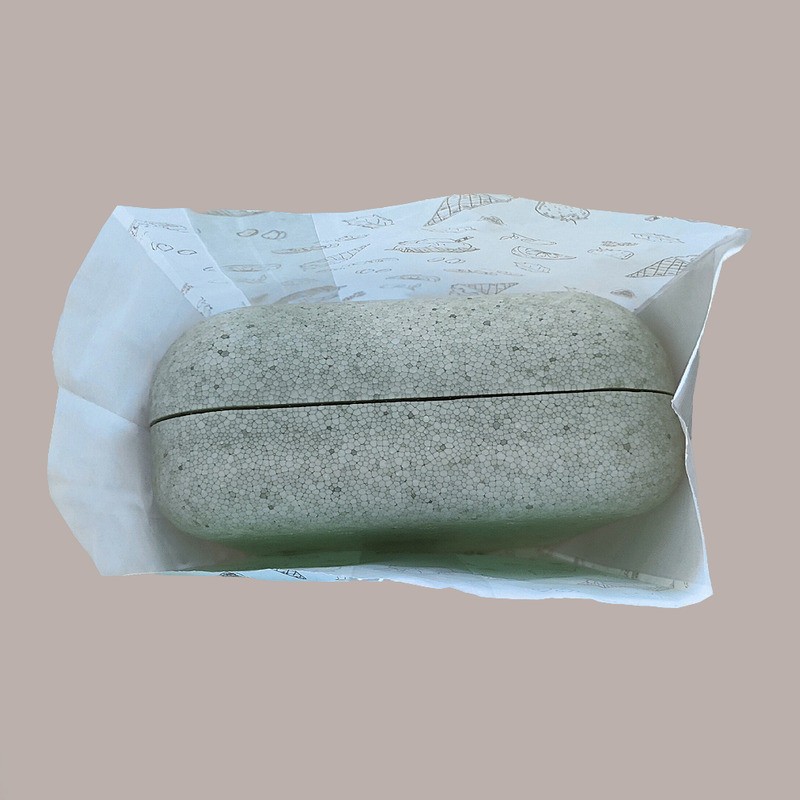 Sacchetto Carta Politenato Grafica Gelato Tono su Tono 14+10x34cm 500 pezzi [81b23cc3]