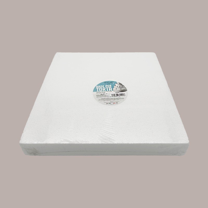 Base per Torta in Polistirolo Quadrata 35x35 cm H 5 cm 10 pezzi [e73af645]