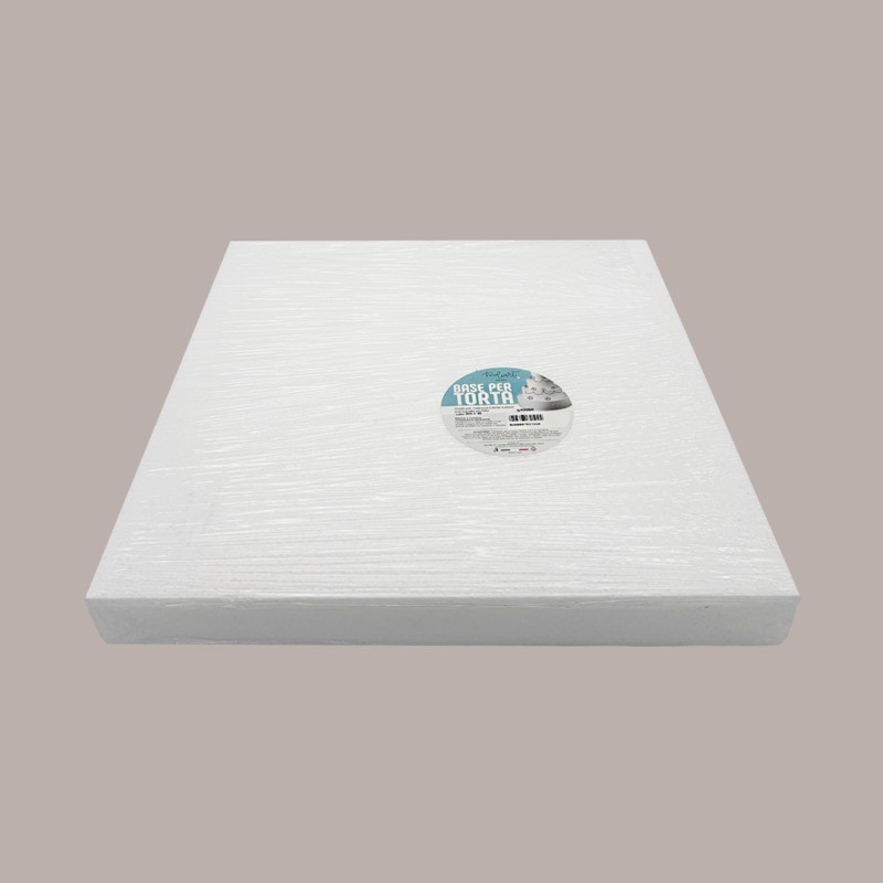 Base per Torta in Polistirolo Quadrata 40x40 cm H 5 cm 6 pezzi [60962e44]