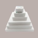 Base per Torta in Polistirolo Quadrata 40x40 cm H 5 cm 6 pezzi [d2dba85e]