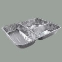 Contenitore Vaschetta in Alluminio Asporto 3 Scomparti R24G 100 pezzi [1f672fcc]