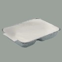 Contenitore Vaschetta in Alluminio Asporto 3 Scomparti R24G 100 pezzi [c6416cc1]