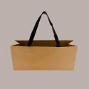 Borsa Shopper Carta Naturale Elegance 35+10x15 cm 10 pezzi [053f44ea]