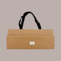 Borsa Shopper Carta Naturale Elegance 35+10x15 cm 10 pezzi [6b04c6e3]