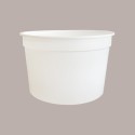 Carapina Sorbettiera per Pozzetto Gelato Cilindrica 2,5 Lt con Coperchio Plastica Bianca 22 pezzi [11d10f8f]