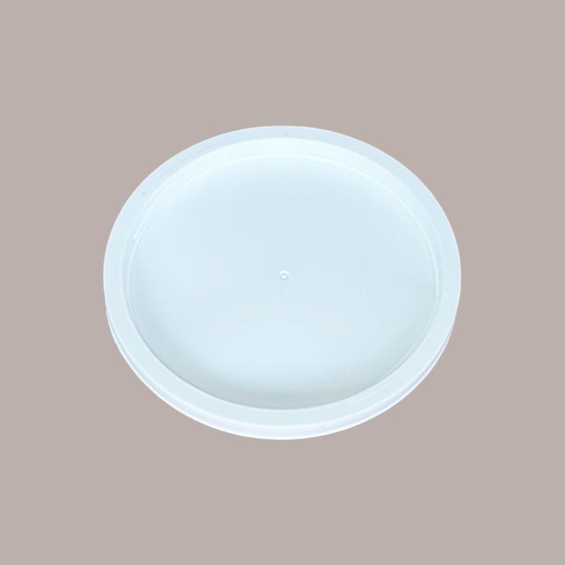 Carapina Sorbettiera per Pozzetto Gelato Cilindrica 2,5 Lt con Coperchio Plastica Bianca 22 pezzi [a39c8995]