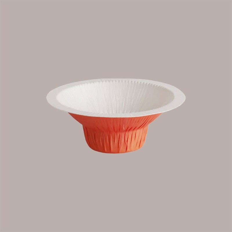 Coppetta Svasata per Yogurt Gelato in Carta Compostabile Bio Salmone Go Yo 150cc 50 pezzi [577a05e5]