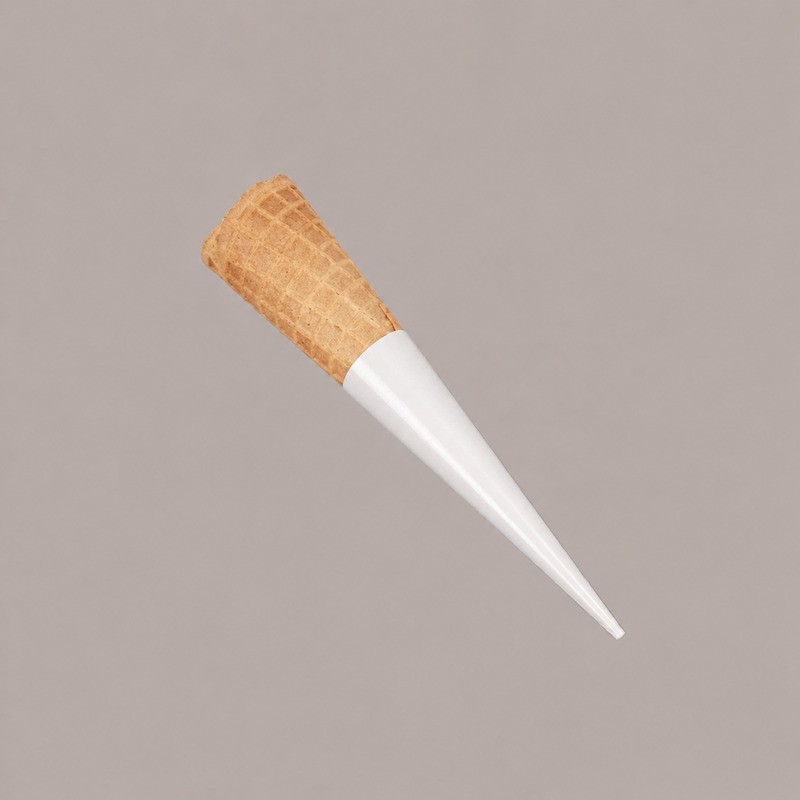Pirottino Sottocono in Carta Bianca 1227 Kraft per Coni Gelato 2560 pezzi [1196400c]