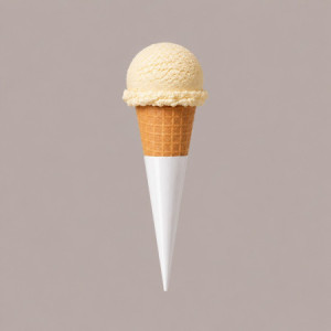Pirottino Sottocono in Carta Bianca 1227 Kraft per Coni Gelato 2560 pezzi [a68b8108]