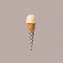 Pirottino Sottocono in Carta Tortora a Pois Bianchi per Coni Gelato codice 1227 2560 pezzi [523cc2b2]