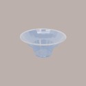 Coppa Yogurt Gelato Svasata Bassa Yogosoft Pet Trasparente 100cc 100 pezzi [54d02a81]